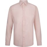 Pembe Comfort Fit 100% Pamuk Slim Yaka Uzun Kollu Spor Gömlek - XL