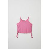 Pembe Fitilli Askılı Bluz - Mini Şort - 5 - 6 Yaş