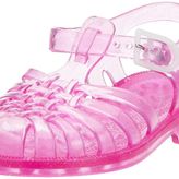 Pembe Glitter Plastik Sandalet