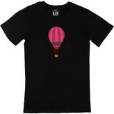 Pembe Hava Balonu Siyah Tişört - 5XL