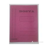 Pembe Karton Dosya Tam Kapak 100 Ad / Pk.