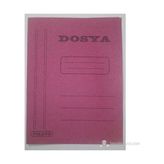 Pembe Karton Dosya Tam Kapak 30 Adet Ticon