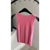 Pembe Kayık Yaka Triko Bluz