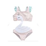 Pembe Kuğu Mayo Kız Bebek Çocuk Mayo 6 yaş- 7 yaş