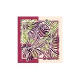 Pembe Neva Desen Twill İpek Eşarp
