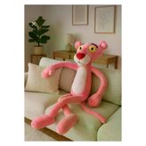 Pembe Panter Peluş 90 Cm Dev Boy & Sevimli Çocuk Hediyesi Açık Pembe