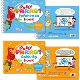 Pembe Patikler Lovely Parrot Reference - Activity Book (2 Kitap - Puzzle Hediyeli) - Aşağı