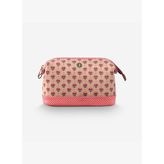 Pembe Polyester Makyaj Çantası 26x12x18 cm