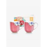 Pembe Porselen Kupa Seti 200 ml