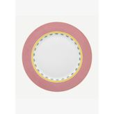 Pembe Porselen Yemek Tabağı 26,5 cm
