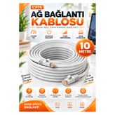 PEMBERTON Cat6 RJ45 Ethernet Kablosu Yüksek Hızlı Internet Ağ Kablosu 10 Metre