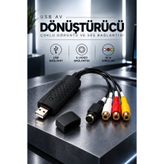 PEMBERTON USB RCA Video Capture EasyCAP Kamera Uydu DVR Kayıt Kartı Analog Görüntü Ses Aktarım ve Video Kaydedici