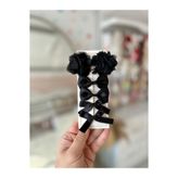 pempem bandana kız bebek çocuk mini klips toka set lazer çiçek kurdela fiyonk flower set
