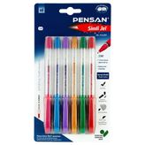Pensan 6 Renk Simli Jel Kalem