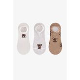 Penti Kahve Little Bear 3 Çift Sneaker Çorap
