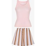 Penti Pembe Isla Çizgili Şort Pijama Takımı