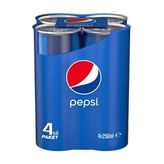 Pepsi Cola Kutu Kola 4X250 Ml.