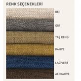 Pera 150x260 cm Kahve Fon Perde