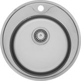 Pera Centr Oval F6 Dekorlu Çelik Eviye