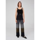 Peraluna Askılı Triko Büstiyer Siyah - XL
