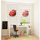 Peraper Perde Şimşek Arabalar Baskılı Pliseli Lüks Zebra Stor (65x115)