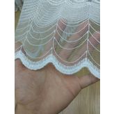 Perde Alemi Brode İşlemeli Normal Pile 1-2.5 150x250 cm Tül Perde