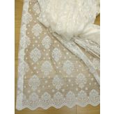 Perde Alemi Ekru Damaks Örme Normal Pile 1-2.5 350x260 cm Tül Perde