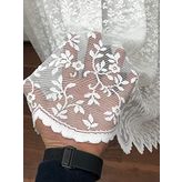Perde Alemi Özel Örme Dokulu Dantel Normal Pile 1-2.5 200x250 cm Tül Perde