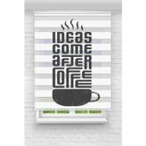 Perdecizade Coffe Dijital Baskılı Zebra Perde-Cocuk Odası-Stor Perde
