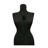 perimir moda tasarım Siyah Küçük Çiçek Kolye