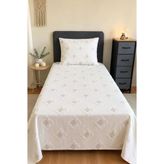 Perlina 2 Parça Tek Kişilik Pike Takımı Krem