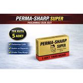 Perma-Sharp Super Paslanmaz Çelik Tıraş Bıçağı 5’Li 1 Kutu