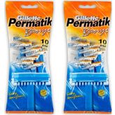 Permatik Banyo Kullan At Tıraş Bıçağı 10 Lu x 2 Adet
