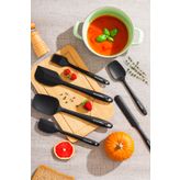 Perotti 15675 Kitchenmate Juan Black 6 Parça Silikon Spatula Seti