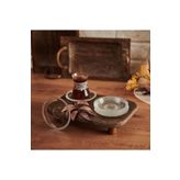 Perotti Girona Çay Tabak - 6 Lı Boncuklu Çay Tabağı