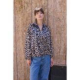 Perry Ceket - Standart - Bej - Leopar
