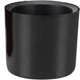 PetGrow Plastik Mimoza Saksı-14 - Siyah