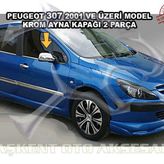 Peugeot 307 2001 Üzeri Krom 2 Parça Ayna Kapağı