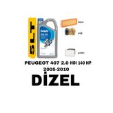 Peugeot 407 2.0 Hdı Dizel Filtre Seti+Delphi Bakım Seti Mazot Filtresi Hariç