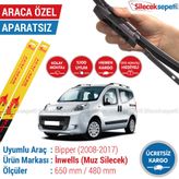 Peugeot Bipper 2008-2017 Muz Silecek Takımı