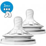 Philips Avent Philips Philips Avent Natural Biberon Emziği +3 Ay 2li
