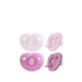 Philips Avent Soothie Mor 0-6 Ay Silikon 2'li Emzik - Pembe