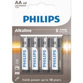 Philips Mignon LR6 AA 4'lü Alkalin Kalem Pil