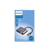 Phılıps SWV6021 Type-C HDMI VGA USB Dönüştürücü Adaptör