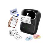 Phomemo M108 Etiket Yazıcısı Siyah, Bluetooth Kablosuz Taşınabilir, USB Şarjlı, Android, IOS Ve PC