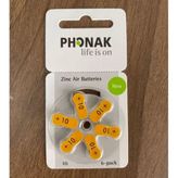 Phonak 10 Numara İşitme Cihazı Pili