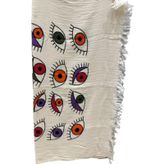 Phuti Collection Müslin Göz Baskılı Peştemal