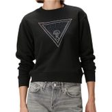 Phuti Collection TAŞLI SİYAH SWEATSHİRT