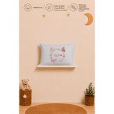 Pia Baby İsimli Kız Bebek Yastık Kılıfı 35x45 cm %100 Pamuk Organik Baskılı İsme Özel Bebek Hediyesi