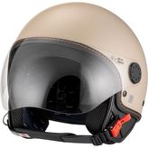 Piaggio Vespa Kask Langhe Visor Demi-Jet *bej-Turuncu* - XL